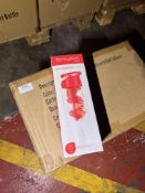 *Box of Twenty-Five Triton Red 700ml Water Bottles with Fruit Infusers