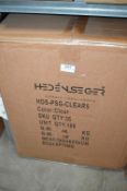 *Box of ~180 HDS PSG Clear 5 Safety Goggles