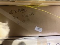 *Box of Forty 7m Black Cat 6 Cables