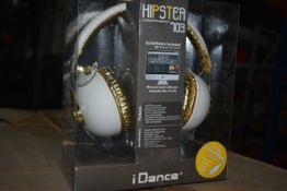 * 12 x Hipster 703 White and Gold Headphones