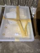 *Plastic Tub Containing Baby Beamer Bibs