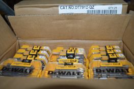 *Box Containing 21 Dewalt 15pc PZ2 Screwdriver Bits