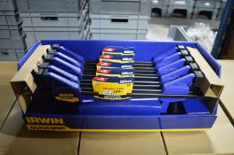 *Five Pairs of Irwin 300mm 12” Quick Grip Clamps
