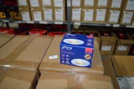 *48x White TCP IP65 Fire Rated LED Downlights