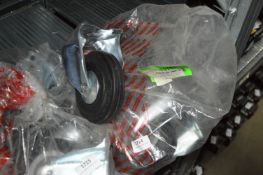 *Set of Four Facom Galvanised Wheels with Rubber Tyres