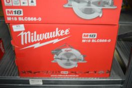 *Milwaukee M18 BLCS66-0 Circular Saw 190mm