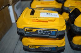 *Two Dewalt 1.7ah 18v Batteries