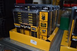 *Five Dewalt DT70738T 31pc Impact Bit Sets