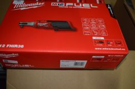 *Milwaukee M12 FHIR38 3/8” Brushless Cordless High Speed Ratchet