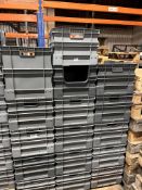 *Sixteen Stackable Plastic Crates