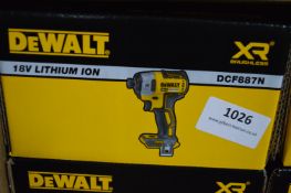 *Dewalt DCF887N 18v Brushless Impact Driver