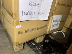 *Six Boxes of Twenty-Five Triton Blue 700ml Water Bottles with Fruit Infusers