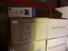 *Six Boxes of Twenty-Five Triton Blue 700ml Water Bottles with Fruit Infusers