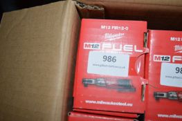 *Milwaukee M12 FIR12-0 Brushless Cordless Sub Compact Ratchet