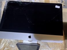 *21.5” Apple Computer (spec and passwords unknown, no keyboard or mouse)