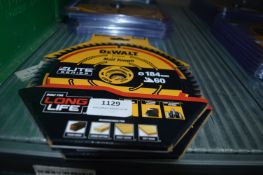 *Two Dewalt 184mm x 16mm 60 Tooth TCT Saw Blades