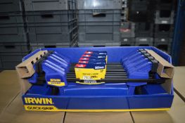 *Five Pairs of Irwin 300mm 12” Quick Grip Clamps