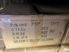 *Box of Fifty 5m Blue Cat 6 Cables