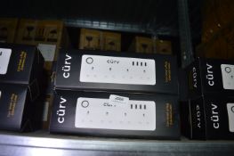 *Two Curv Smart Four Plug Extension Lead Sets Alexa & Google Compatible