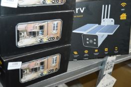 *Two Curv Smart Solar Panel WiFi Cameras