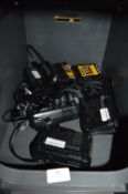 *Six Dewalt DC81104 12/18v XR L-Ion Battery Chargers with 13a UK Plugs