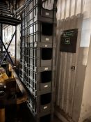 *Twelve Deep Grey Stackable Containers