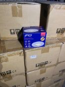 *Twelve Boxes of 12 TCP Chrome Fire Rated IP LED Downlights
