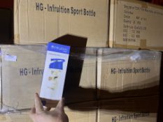 *Six Boxes of Twenty-Five Triton Blue 700ml Water Bottles with Fruit Infusers