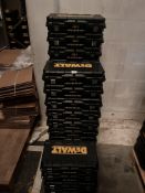 *Twenty-Five Dewalt Plastic Toolboxes