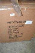 *Box of ~180 HDS PSG Clear 5 Safety Goggles
