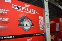 *Milwaukee M18 FCSG66-0 Circular Saw 190mm