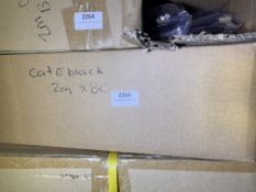 *Box of ~80 2m Black Cat 6 Cables
