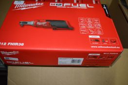 *Milwaukee M12 FHIR38 3/8” Brushless Cordless High Speed Ratchet