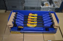 *Five Pairs of Irwin 300mm 12” Quick Grip Clamps