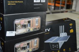 *Two Curv Smart Solar Panel WiFi Cameras