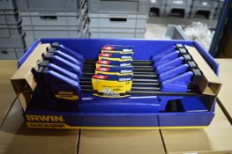 *Five Pairs of Irwin 300mm 12” Quick Grip Clamps
