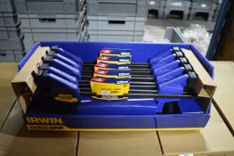 *Five Pairs of Irwin 300mm 12” Quick Grip Clamps