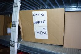 *Box of 30m White Cat 6 Patch Cables