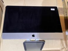 *21.5” Apple Computer (spec and passwords unknown, no keyboard or mouse)