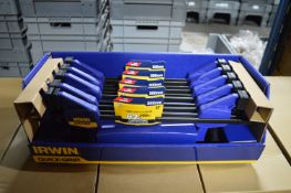 *Five Pairs of Irwin 300mm 12” Quick Grip Clamps