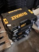 *Six Dewalt Stackable Toolboxes