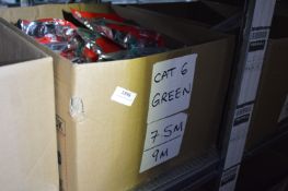 *Box of 7.5m to 9m Green Cat 6 Patch Cables