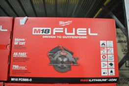 *Milwaukee M18 FCS66-0 Circular Saw with 190mm Blade