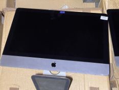 *21.5” Apple Computer (spec and passwords unknown, no keyboard or mouse)