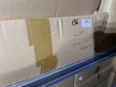 *Box of Fifteen 20m Black Cat 6 Cables