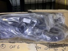 *Box of Forty 7m Black Cat 6 Cables