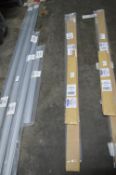 *Two Sets of Three Maun Steel Straight Edges