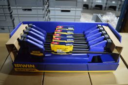 *Five Pairs of Irwin 300mm 12” Quick Grip Clamps