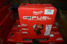*Milwaukee M12 FIWF12-0 ½” Drive Compact Impact Wrench