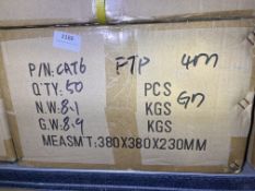 *Box of 4m Green Cat 6 Cables